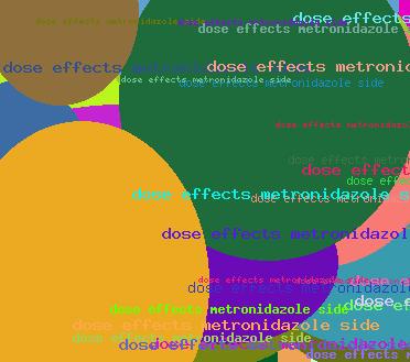 dose effects metronidazole side